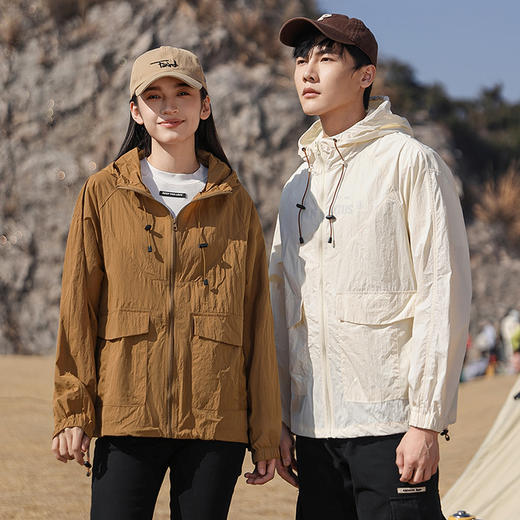 【全方位防晒】倩吉嫣 山系冰感防晒衣 冰感降温 轻薄透气 面料防水防风防刮 抗皱耐磨 男女同款 商品图11