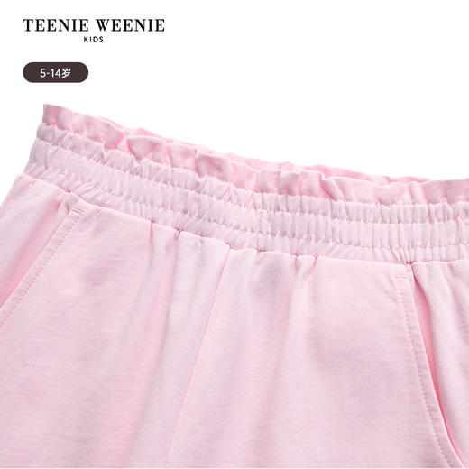 TeenieWeenie Kids小熊童装夏季女童网纱拼接休闲长裤TKTM256442I 商品图7