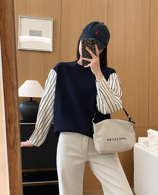 小众品牌假两件POLO英伦风百搭T衫 商品图9