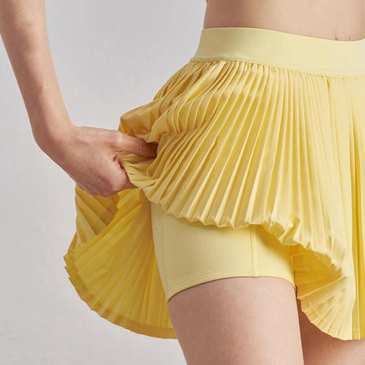 【3~5天发货】跃牌【美度空间】系列 夏季松紧高腰显瘦瑜伽短裙内衬防走光带口袋网球裙ADDQ52028 商品图4
