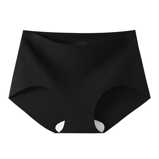 【女士冰丝无痕三角内裤】女生一片式中腰内裤纯色三角内裤裆无痕冰丝锦氨 商品图5