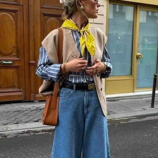 预售 So*ur法式极简金扣皮带小牛皮腰带 标志扣时尚满分 商品图1