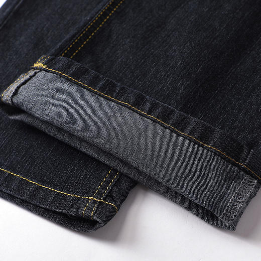 罗蒙男士春夏薄款牛仔裤男宽松直筒弹力商务休闲长裤子 商品图6