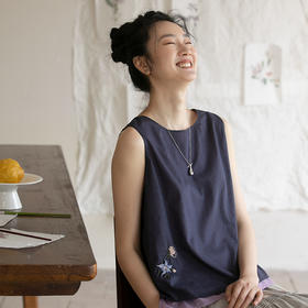 牧衣游原创 手绣新疆棉背心 限量福利款 小欢洽【不支持会员折】