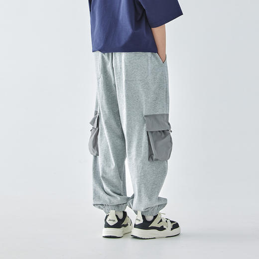 蓝汽水 2025春夏第二波新品大口袋休闲长裤851B256031JY 商品图4