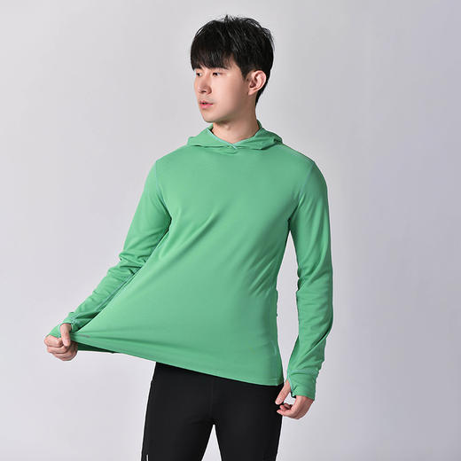 I'd爱帝男士运动速干连帽衫户外长袖跑步上衣 商品图1