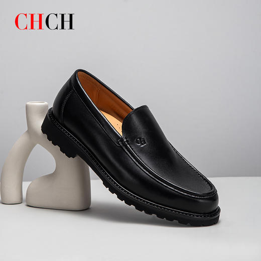 CHCH平衡鞋2025春夏新品Vibram底牛皮一脚蹬商务男鞋CP1A6031 商品图4
