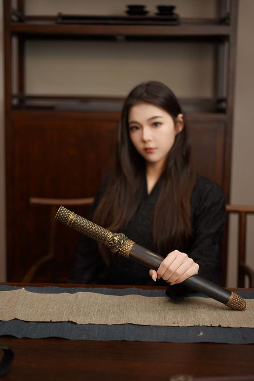 【出口版现货】三希堂  青骓系列  铜地龙首矛头  未开刃 商品图2