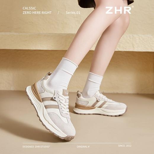 ZHR则则【厚底增高5CM】轻便阿甘鞋女春秋款休闲鞋百搭运动鞋跑鞋 商品图3