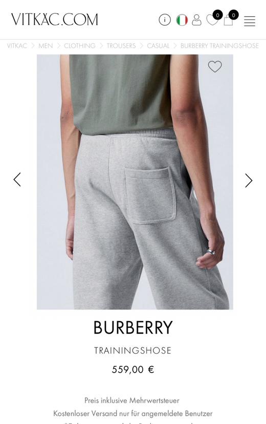 BUR新款战马刺绣直筒卫裤 热门裤型 合身小直筒 商品图5