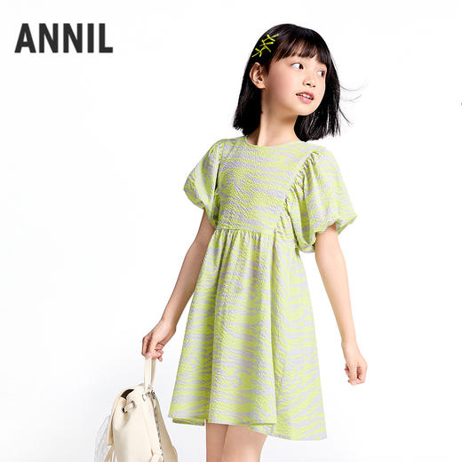 女童短袖连衣裙夏季新款安奈儿童装实体店同款AG523602 商品图2