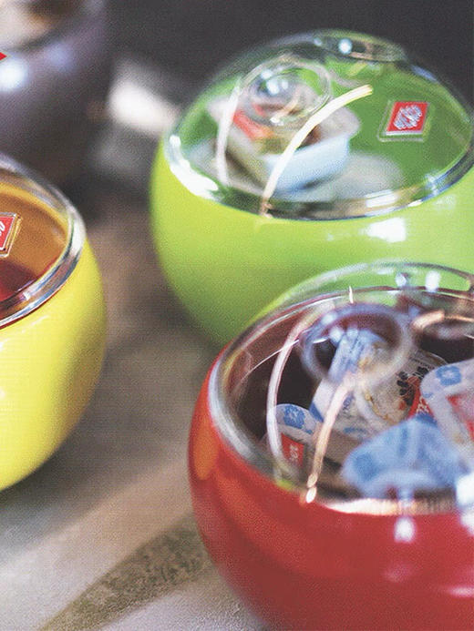 WESCO迷你宝家用高颜值桌面垃圾桶金属储物罐糖果迷你收纳盒 商品图3