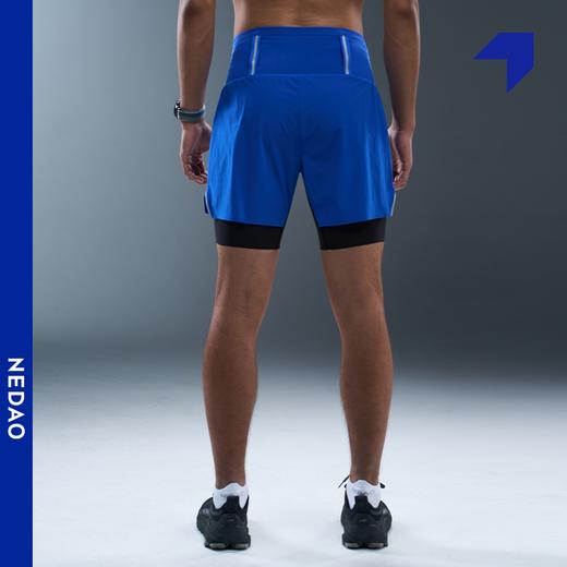 NEDAO内道一片裆腰包收纳带内衬越野跑运动训练可挂杖弹力跑步男士短裤 商品图5