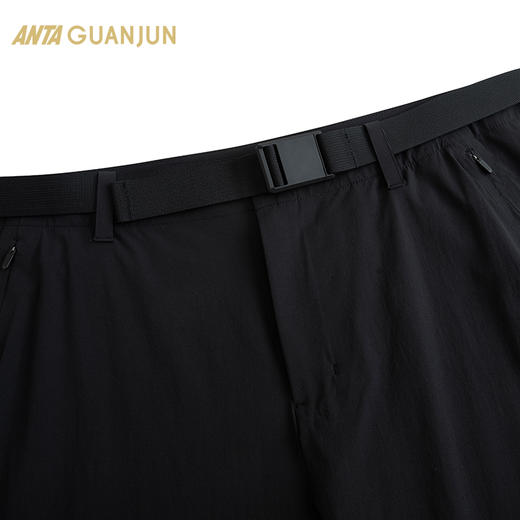 【L/2XL断码】安踏冠军户外系列防泼水通勤男梭织运动长裤（含腰带）152520507【无货退款】 商品图3
