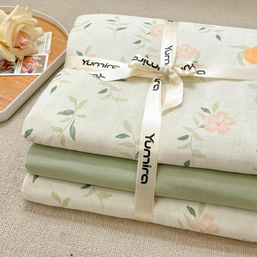 【加倍生活 】全棉双层纱印花四件套 A类标准 A版双层纱 B版水洗工艺 双面柔软  48小时发货 商品图3