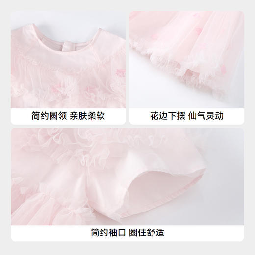 女童短袖连衣裙夏季新款安奈儿童装实体店同款XG523644 商品图4