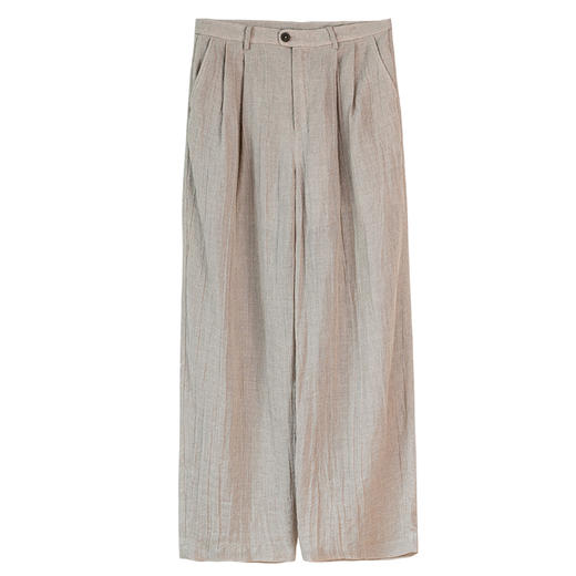 牧衣游原创 亚麻净色长裤限量福利款 冷青松【不支持会员折】 商品图4