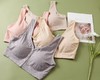 LS竹纤维女士大版透气固定杯前开扣文胸22302 商品缩略图1