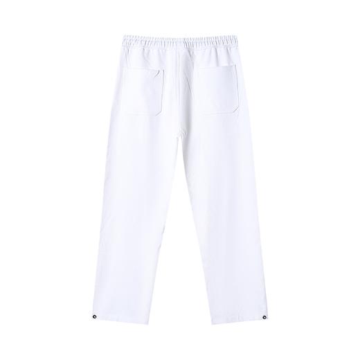 398早春新款时尚个性纯色百搭休闲阔腿垂感宽松韩版抽绳直筒裤 商品图5