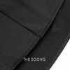 THESOONG‘玄简美学’进口高密贡缎砂洗黑色衬衫外套HBCS6313 商品缩略图3