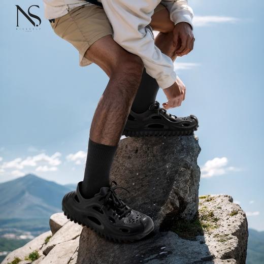 【"水陆两栖" 双密度减震大底 3D棉透气不闷脚】NICESELF 逐风2.0 轮胎洞洞鞋/越野踏溪鞋 商品图3