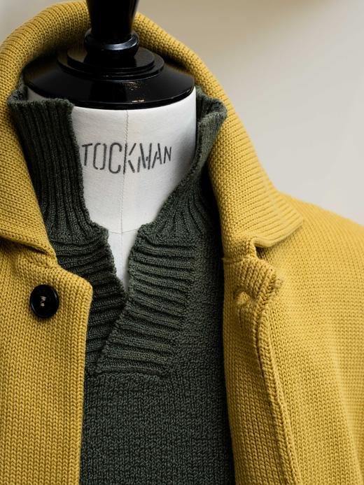 Fortela 黄绿色针织开衫夹克 商品图9