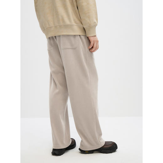 GXG男装 2024年秋季热卖GXG裤脚可抽绳刺绣休闲裤宽松长裤男爆款休闲裤 商品图4