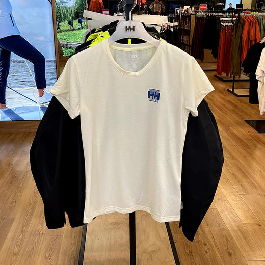 HELLY HANSEN/HH 海丽汉森 女士防晒UPF40正反面印花圆领短袖T恤 商品图1