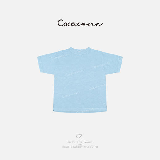COCO ZONE 2025美式简约宽松圆领短袖T恤CD1A0485 商品图2