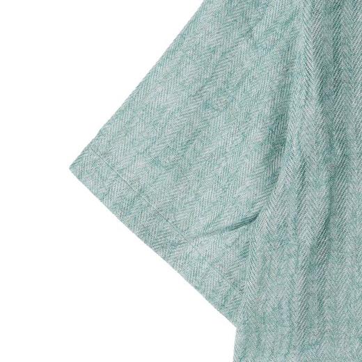 2528613夏季高级感新款潮牌简约扎染翻领纽扣短袖衬衫复古休闲宽松上衣 商品图4