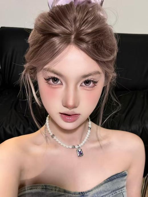 【中直径】PUFF GIRL-公主日记粉-14.2mm【半年抛 度数0-800度 含525/575】 商品图1