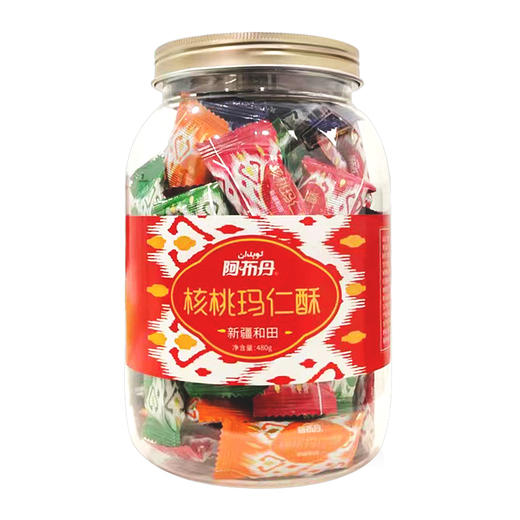 阿布丹核桃玛仁酥 480g/罐 商品图0