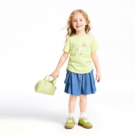 女童全腰半裙夏季新款安奈儿童装实体店同款XG523641 商品图3