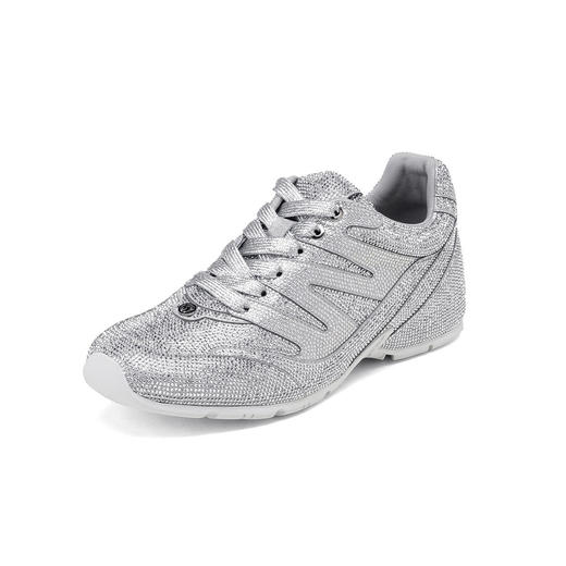 Westory2025年春季仿钻运动鞋婚鞋内增高深口单鞋W25AM58161 商品图0