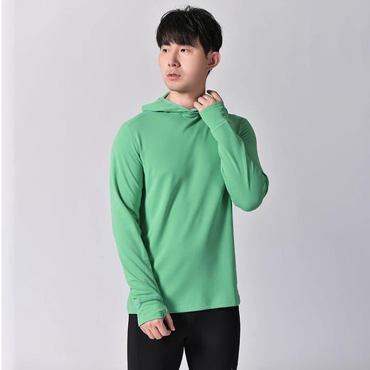 I'd爱帝男士运动速干连帽衫户外长袖跑步上衣 商品图2