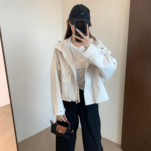 Lu家轻户外！2025防风雨双层透气层 宽松立裁版运动休闲连帽外套！ 商品图3