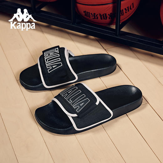 Kappa卡帕背靠背拖鞋男2025新款夏季外穿沙滩鞋男女休闲运动凉拖K0FX5LT10 商品图0