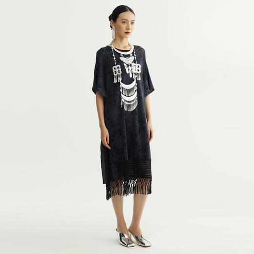 戴布拉芬针织连衣裙L28B332 商品图0