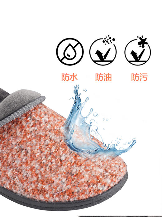 巴玛适中老年妈妈鞋加肥加厚女鞋脚肿保暖防滑软底加绒棉鞋A21 商品图2