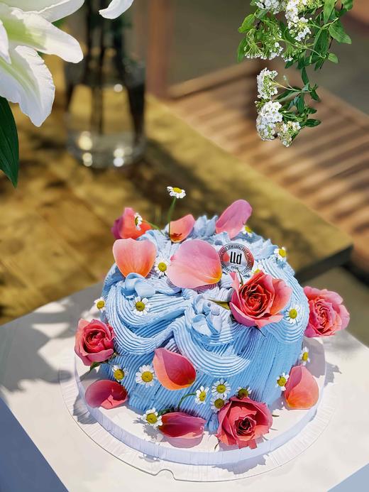 【2025新品】莎士比亚的花园·奶油蛋糕（鲜花颜色随季节改变哦） 商品图7