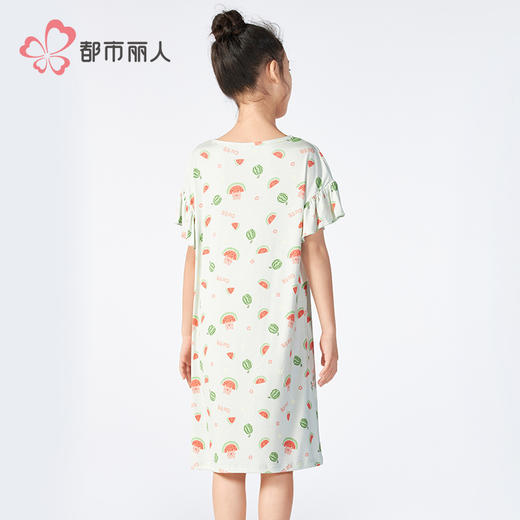 都市丽人超值精选童装特价棉质裙装薄针织人棉短袖类JHH6A2 商品图3