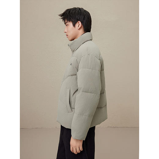 GXG男装 多色休闲华夫格棉服冬季热卖#G24D214118 商品图4