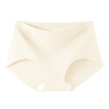 【女士冰丝无痕三角内裤】女生一片式中腰内裤纯色三角内裤裆无痕冰丝锦氨 商品缩略图3