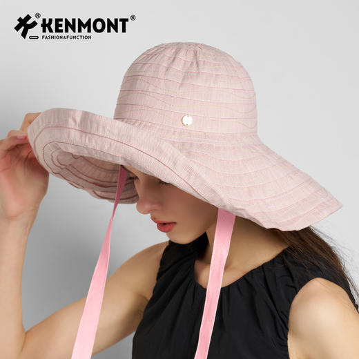 卡蒙新款遮脸大帽檐时尚防紫外线休闲度假太阳帽KM-6210 商品图6