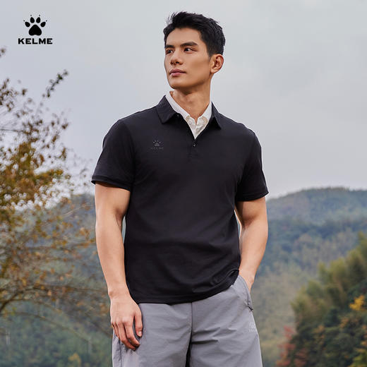 卡尔美2025新款城郊露营男女同款男式POLO衫 商品图8