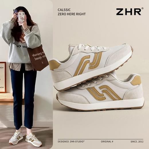 ZHR则则复古阿甘鞋女2025新款增高韩版运动鞋ins百搭休闲鞋女鞋子 商品图2
