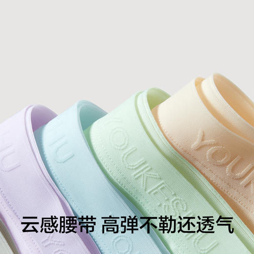 有棵树高腰大码纯棉女士内裤3条装-U5004 商品图4