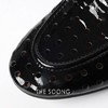 THESOONG"镂空洞洞鞋"漆面牛皮质感百搭亮面皮鞋HWXZ6626 商品缩略图2