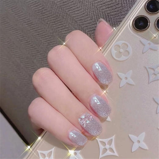 【清新可爱日常】穿戴甲清新可爱日常气质显白纯欲24普安温柔浪漫美甲假指甲贴片。ry 商品图13