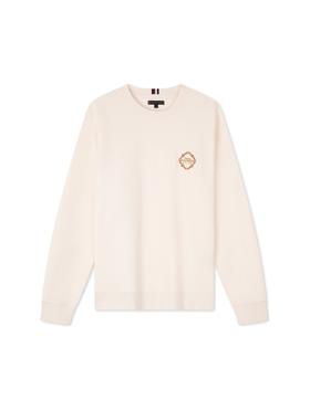 TOMMY 卫衣男  MW38046-Z00 米白色.